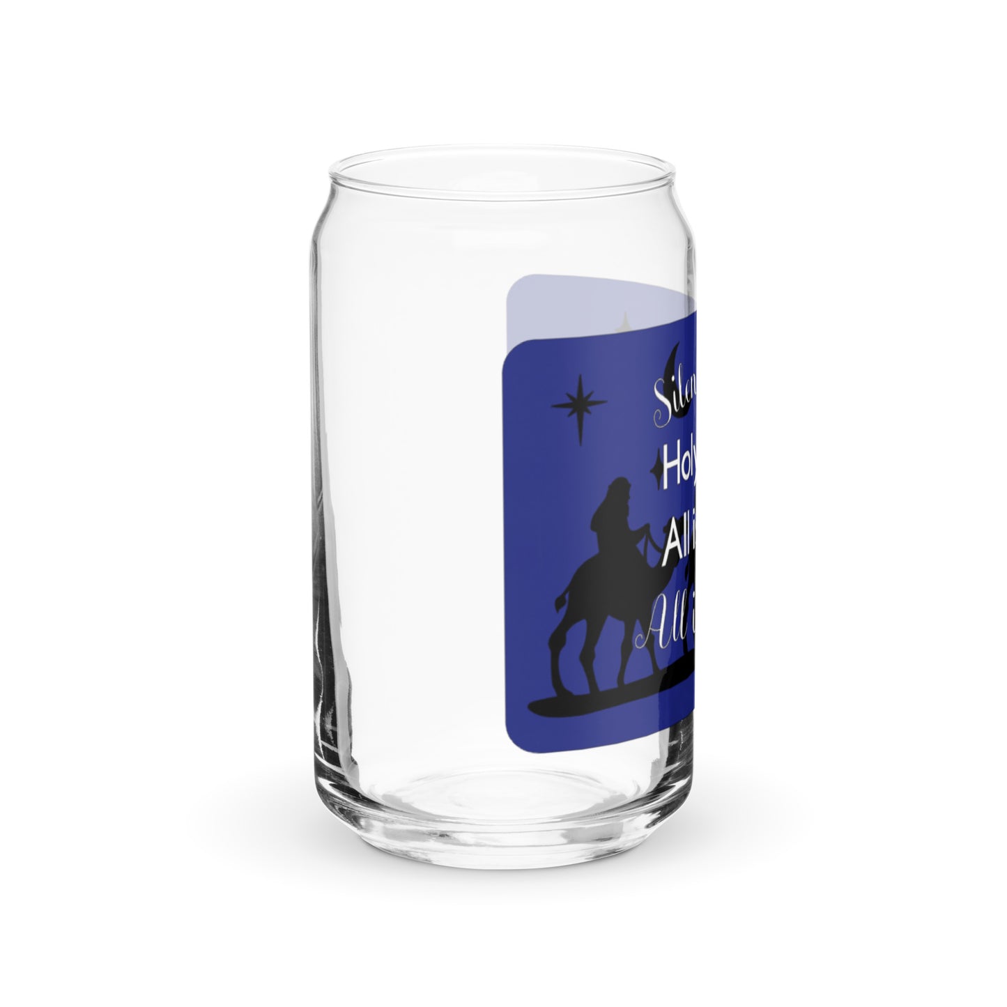 Silent Night Can-shaped Glass