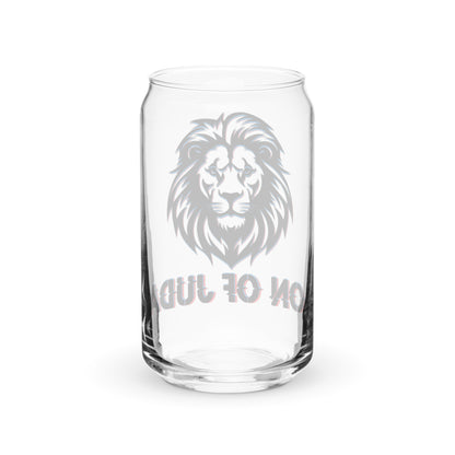 Lion of Judah Can-shaped Glass