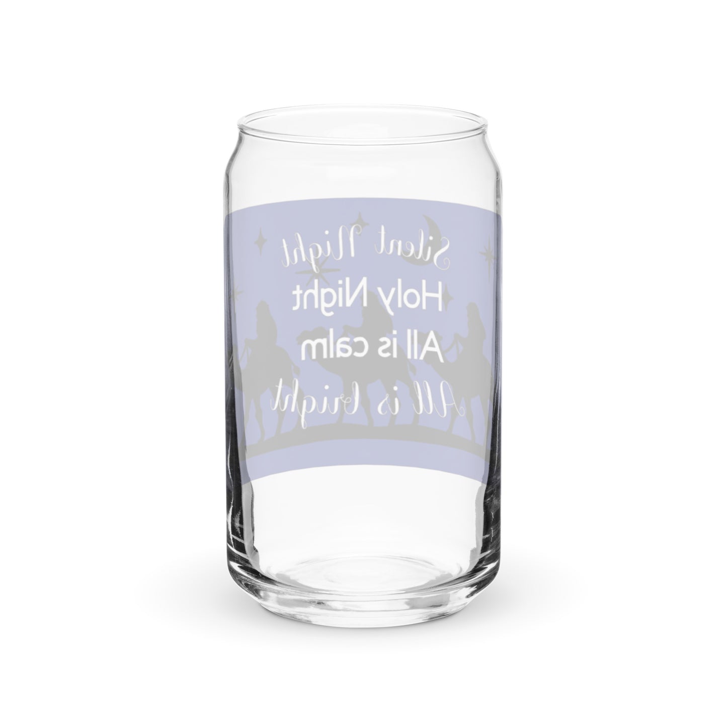Silent Night Can-shaped Glass