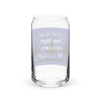 Silent Night Can-shaped Glass