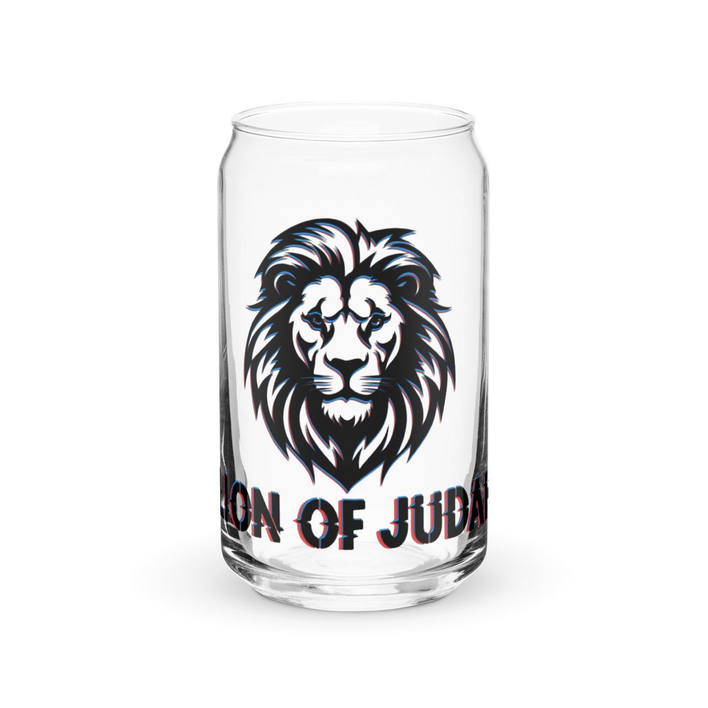 Lion of Judah Can-shaped Glass