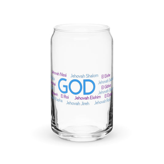 Names of God Can-shaped Glass