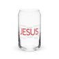 Names of Jesus Can-shaped Glass