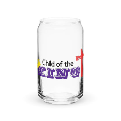 Child fo the King Can-shaped Glass