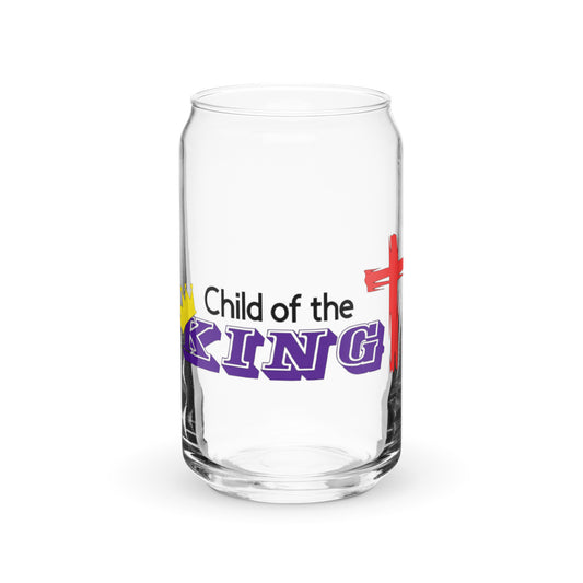 Child fo the King Can-shaped Glass