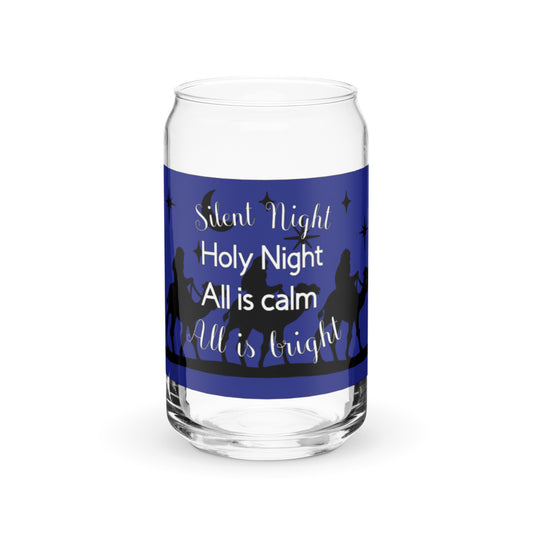 Silent Night Can-shaped Glass