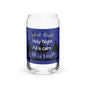 Silent Night Can-shaped Glass