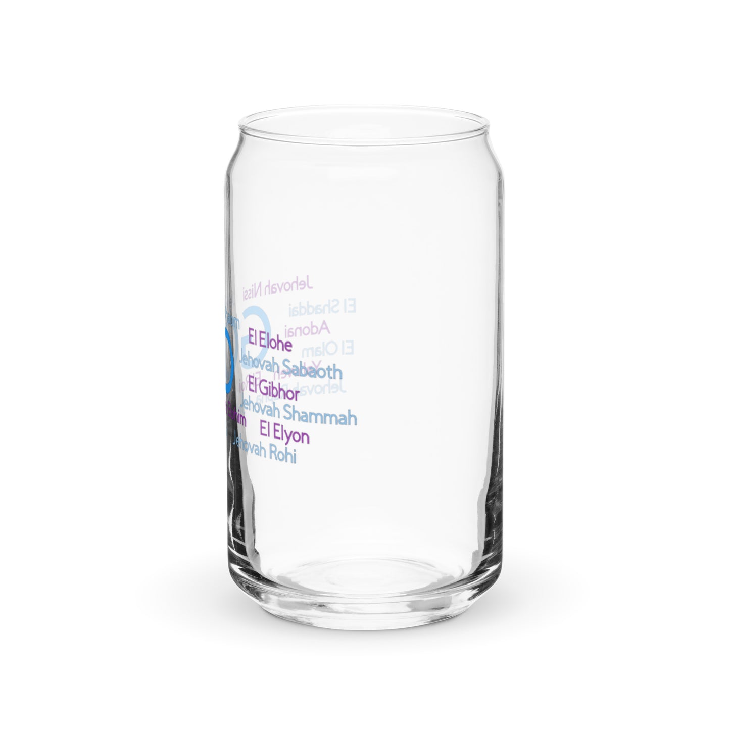 Names of God Can-shaped Glass