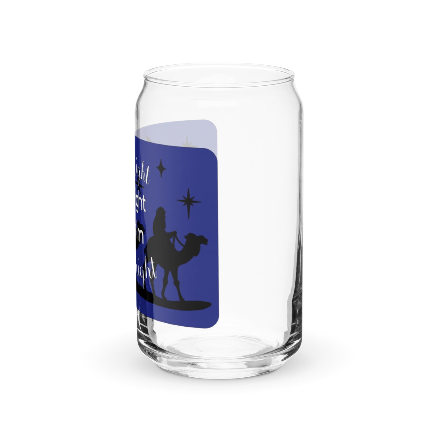 Silent Night Can-shaped Glass
