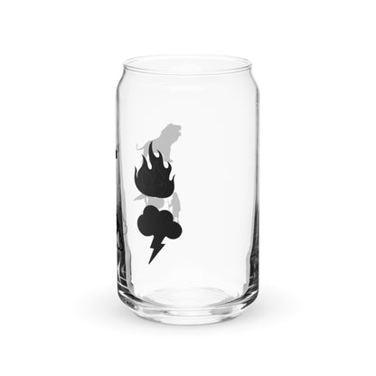 Bible Symbols Can-shaped Glass