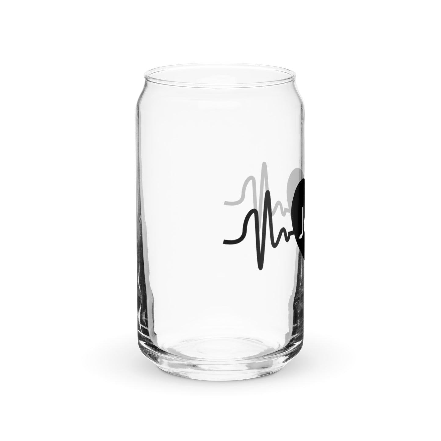 Jesus Heart Beat Can-shaped Glass