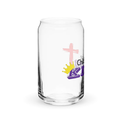 Child fo the King Can-shaped Glass