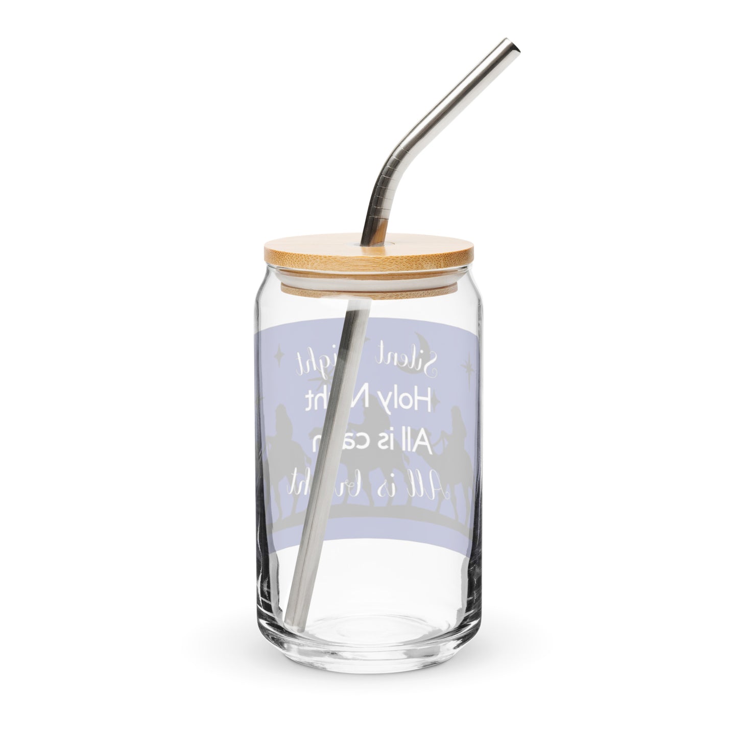 Silent Night Can-shaped Glass