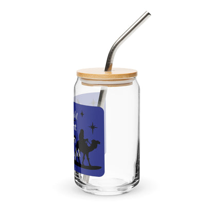 Silent Night Can-shaped Glass