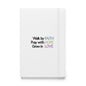 Faith Hope Love Hardbound Notebook