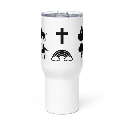 Bible Symbols Travel Mug