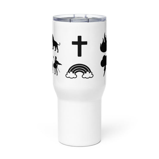 Bible Symbols Travel Mug