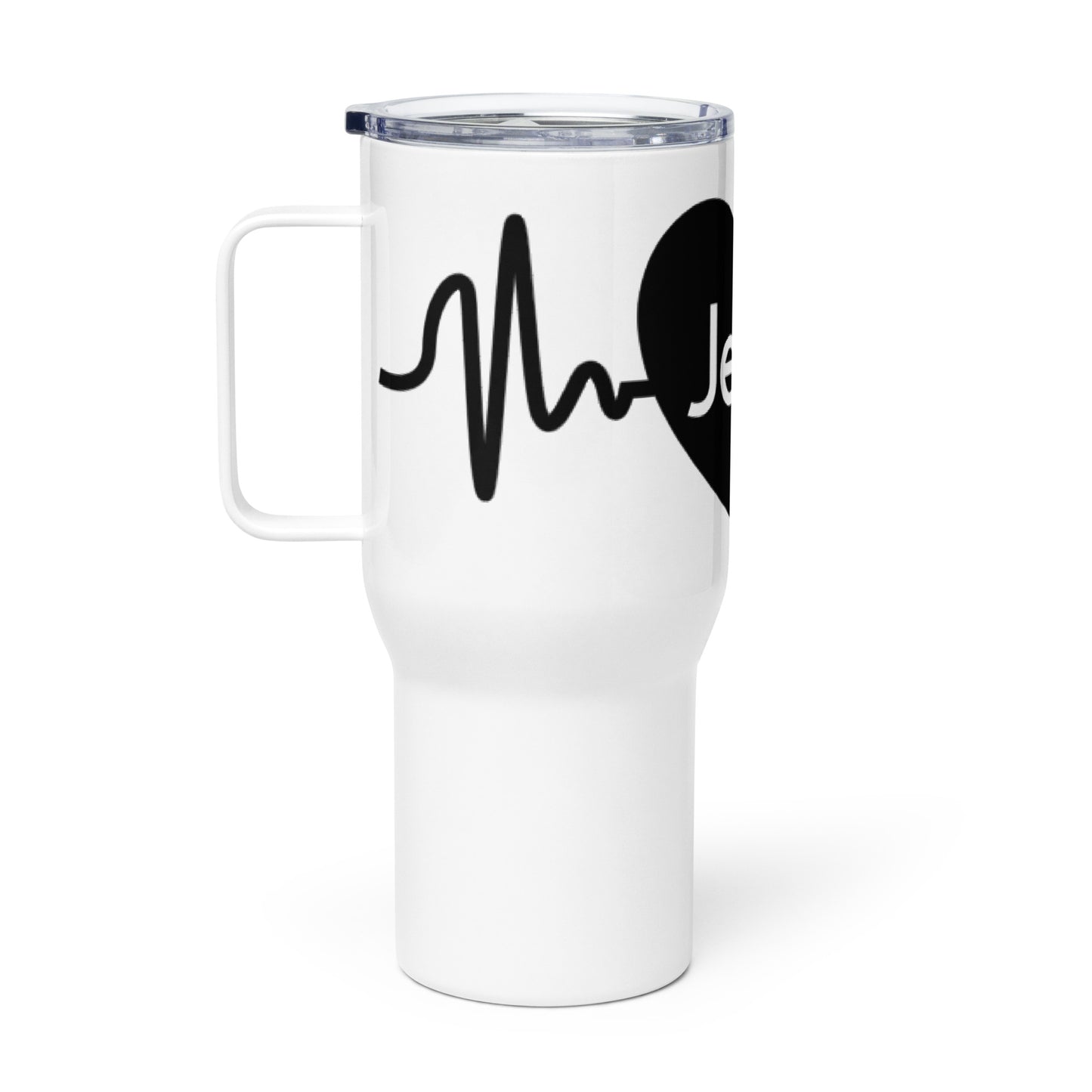 Jesus Heart beat Travel Mug